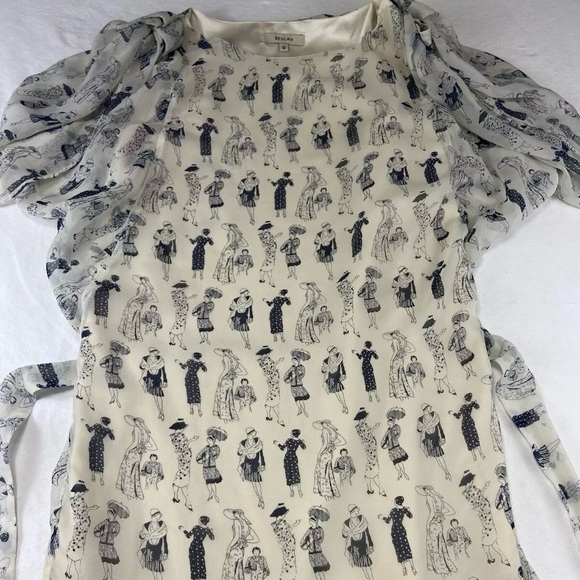 Tuckernuck BEULAH Dress/SZ S /Vintage/Flapper Style/Lined/20’s Inspired Pattern - Picture 9 of 16